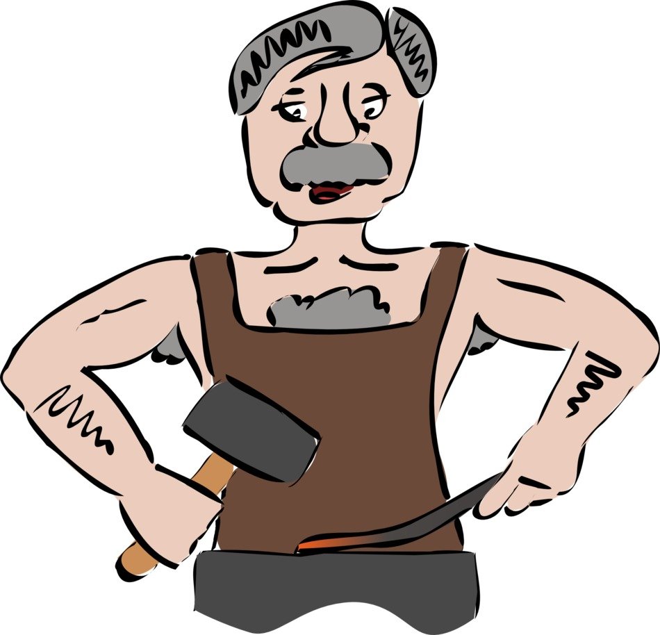 painted blacksmith