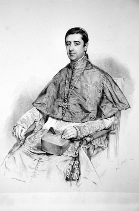 ludwig altieri lithographie portrait drawing