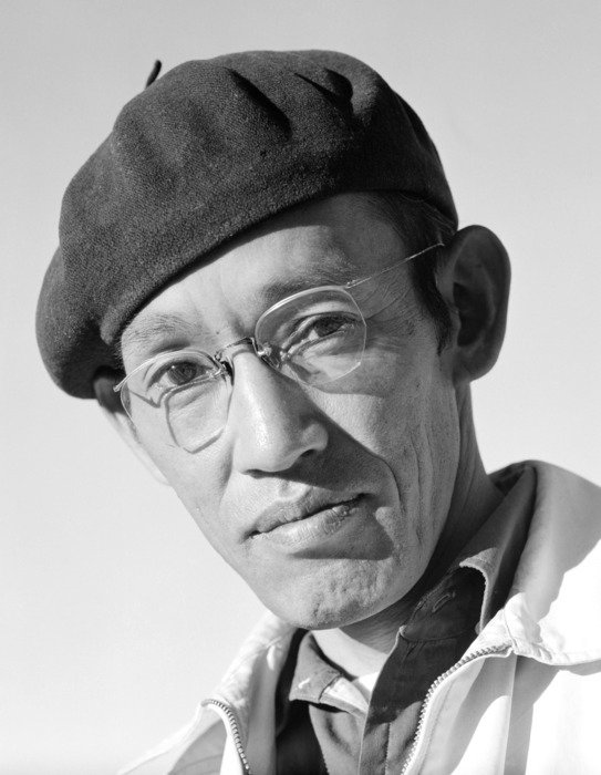 Toyo Miyatake in glasses, portrait