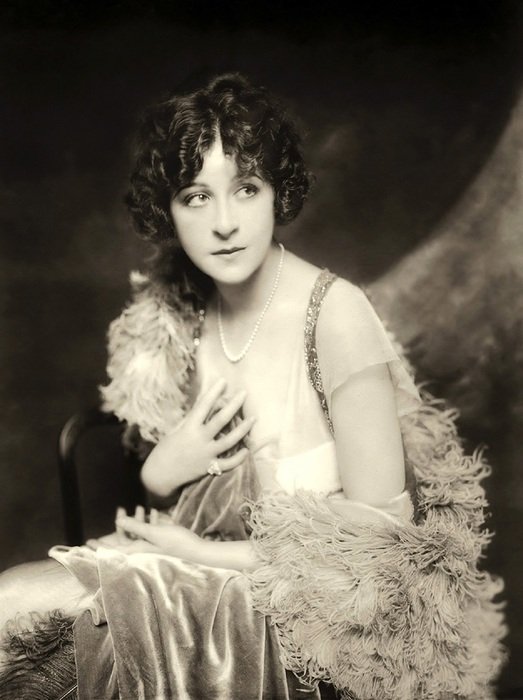 fanny brice, vintage portrait of comedian actress