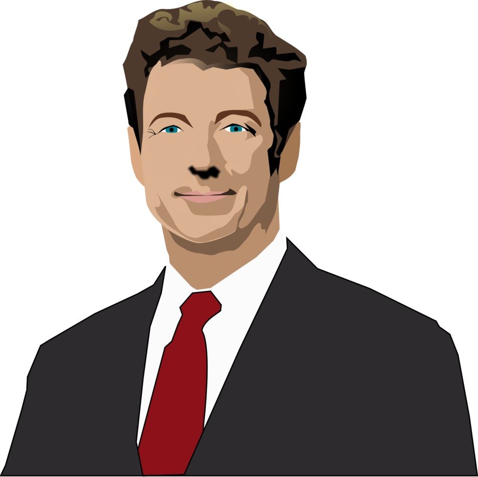 Rand Paul USA republican senator drawing
