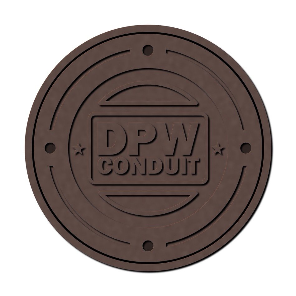 sewer metal cover dpw conduit
