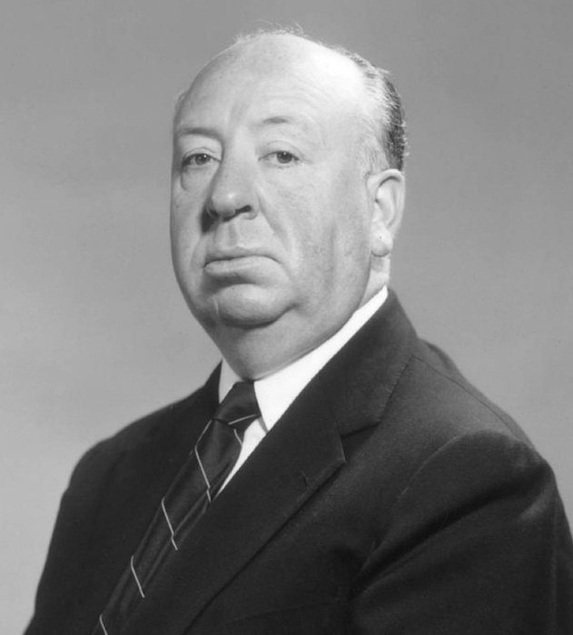 photo of filmmaker Alfred Hitchcock