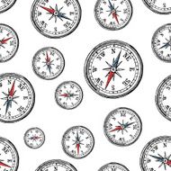 pattern of the old compass