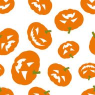 Halloween background with pumpkins N13