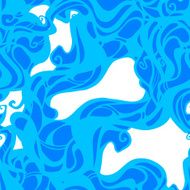 Blue seamless pattern N11