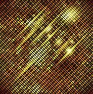 Metallic gold mosaics