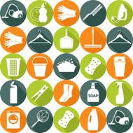 Cleaning background illustration