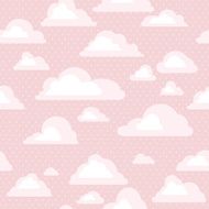 Seamless pattern with clouds N8