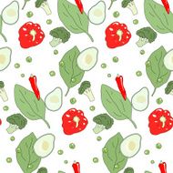 vegetable pattern N5