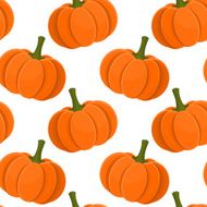 Pumpkin seamless pattern N4