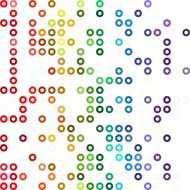 Colorful Donuts Background Creative Design Templates N13