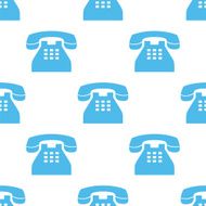 Telephone seamless pattern