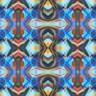 Abstract watercolor texture Painted silk batik textiles Colorful streaks N20
