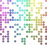 Colorful Donuts Background Creative Design Templates N14