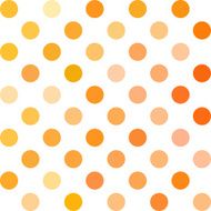 Orange Polka Dots Background Creative Design Templates