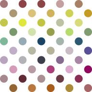 Colorful Polka Dots Background Creative Design Templates N9