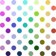 Colorful Polka Dots Background Creative Design Templates N10