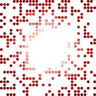 Red Random Dots Background Creative Design Templates N6