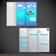 Tri Folder Brochure - Leaflet mock up N16