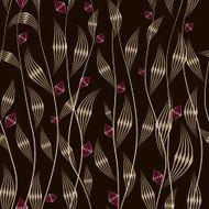 Seamless pattern graphic ornament Floral background