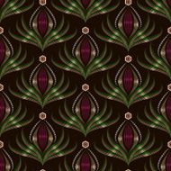 Seamless pattern graphic ornament Floral background N4