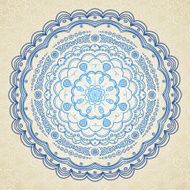 Ornamental round pattern in Eastern style N2