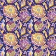 Vector Pattern with Magic Light Flowers N3