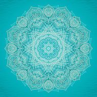 Ornamental round pattern in Eastern style N6