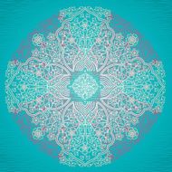 Ornamental round pattern in Eastern style N7