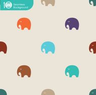 Seamless background from small sleeping elephants