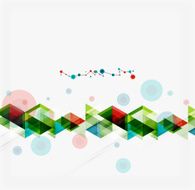 Clean colorful unusual geometric pattern design N194
