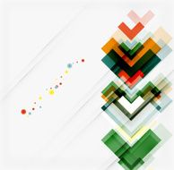 Clean colorful unusual geometric pattern design N196