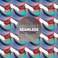 Vector colorful seamless geometric pattern Modern stylish abstract texture N25