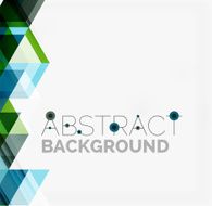 Abstract geometric background Modern overlapping triangles N316