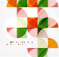 Semicircle triangle pattern N285