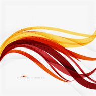 Red and orange color lines composition N9