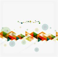 Clean colorful unusual geometric pattern design N210