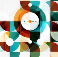 Semicircle triangle pattern N290