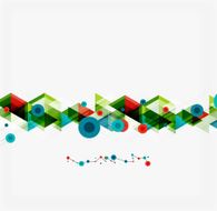 Clean colorful unusual geometric pattern design N211