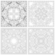 unique coloring book square page set for adults N9