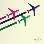 Abstract Background - Airplanes