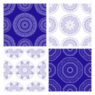 Seamless geometric patterns in oriental style N3