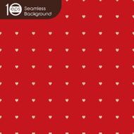 Seamless pattern with little hearts