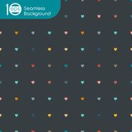 Seamless pattern with little hearts N2