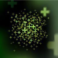 Dark colors vector background with pluses N2