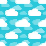 Clouds seamless pattern N10