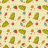 Christmas colorful Seamless background