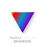 triangle spectrum background