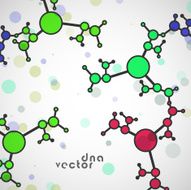 Molecule background colorful illustration N62